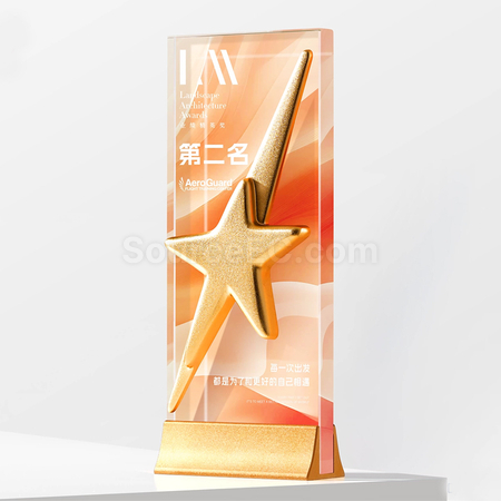 Customization Crystal Trophy Promotional Products