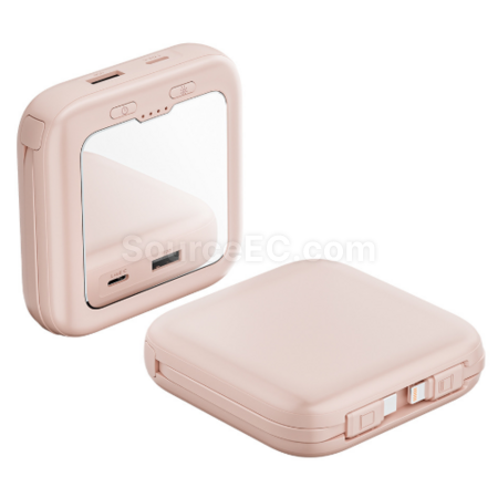 Customization 3C Certified Illuminated Makeup Mirror Power Bank Promotional Products