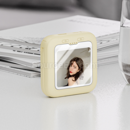 Customization 3C Certified Illuminated Makeup Mirror Power Bank Promotional Products