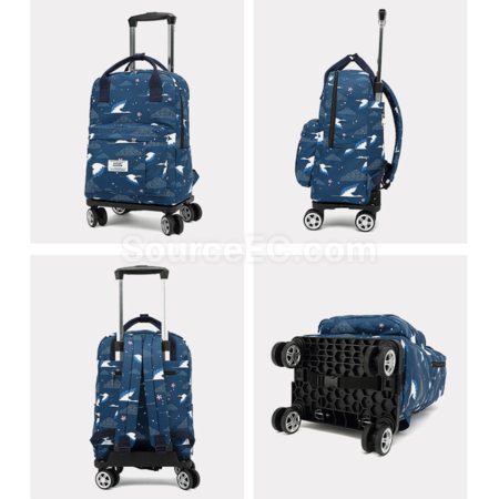 Customization  Lightweight Folding Trolley Backpack Promotional Products