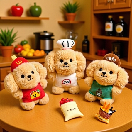 Customization Puppy plush doll pendant Promotional Products