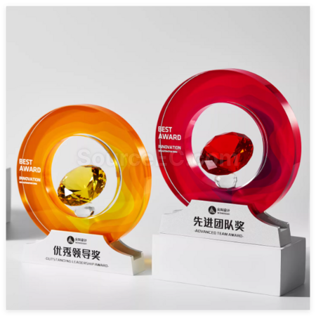 Customization Creative Diamond Crystal Trophy Promotional Products
