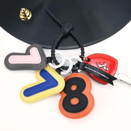 Customization Lucky Number Keychain Promotional Products