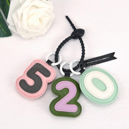Customization Lucky Number Keychain Promotional Products