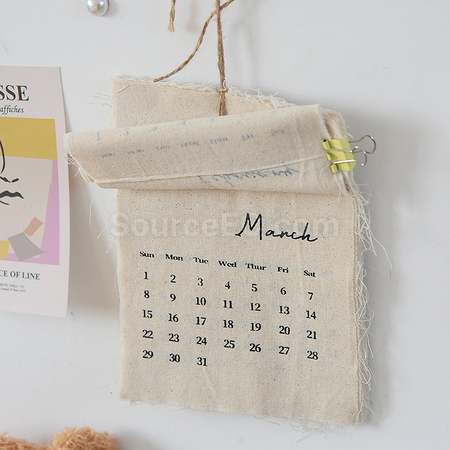 Customization Tear-off canvas calendar Promotional Products