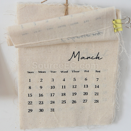 Customization Tear-off canvas calendar Promotional Products
