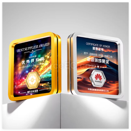 Customization Square Metal Crystal Trophy Promotional Products