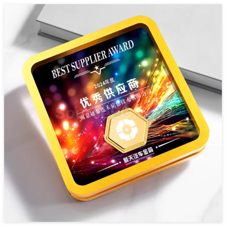 Customization Square Metal Crystal Trophy Promotional Products