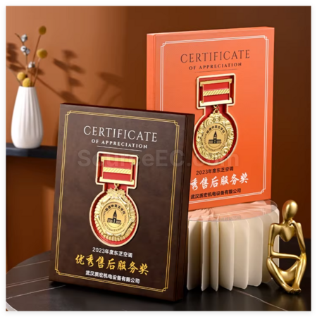 Customization Creative Brooch Leather Medal Promotional Products