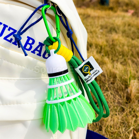 Customization Badminton pendant keychain Promotional Products