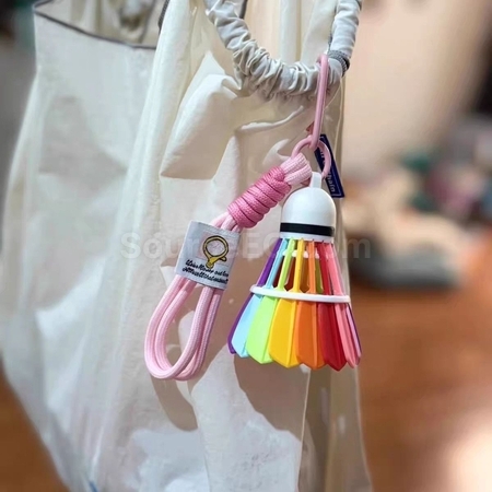 Customization Badminton pendant keychain Promotional Products