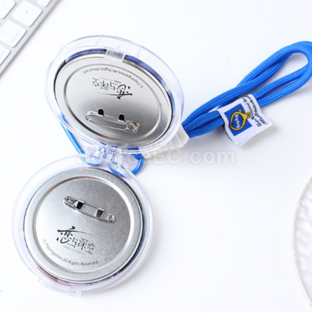 Customization Transparent acrylic badge itabag pendant storage box Promotional Products