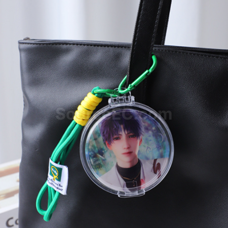 Customization Transparent acrylic badge itabag pendant storage box Promotional Products