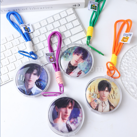 Customization Transparent acrylic badge itabag pendant storage box Promotional Products