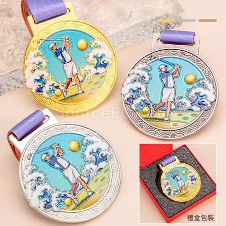Customization Golf Metal Medal Promotional Products
