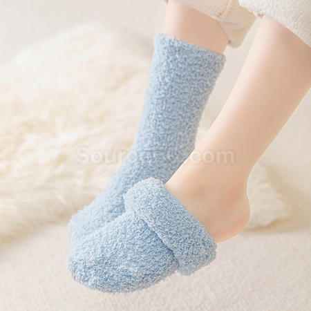 Customization Non-Slip Coral Fleece Floor Socks Promotional Products