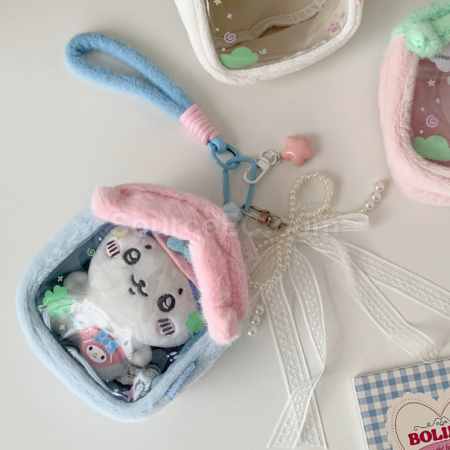 Customization Plush small house transparent doll bag storage bag Promotional Products