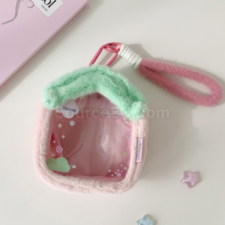 Customization Plush small house transparent doll bag storage bag Promotional Products