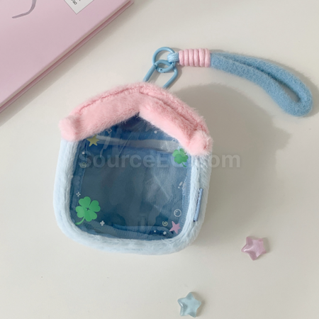 Customization Plush small house transparent doll bag storage bag Promotional Products