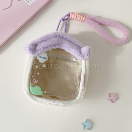 Customization Plush small house transparent doll bag storage bag Promotional Products