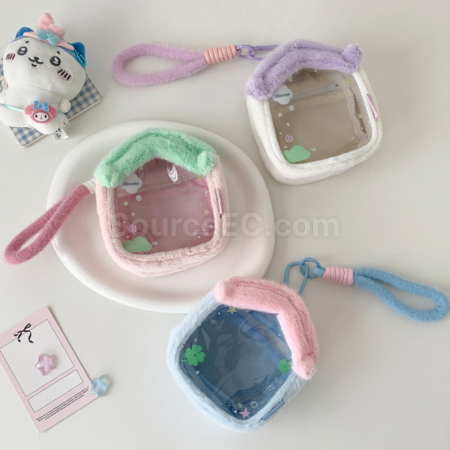 Customization Plush small house transparent doll bag storage bag Promotional Products