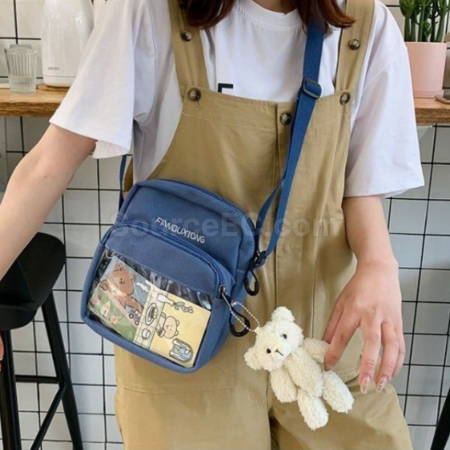 Customization Transparent crossbody badge pain bag storage bag Promotional Products