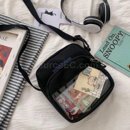 Customization Transparent crossbody badge pain bag storage bag Promotional Products