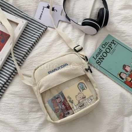 Customization Transparent crossbody badge pain bag storage bag Promotional Products