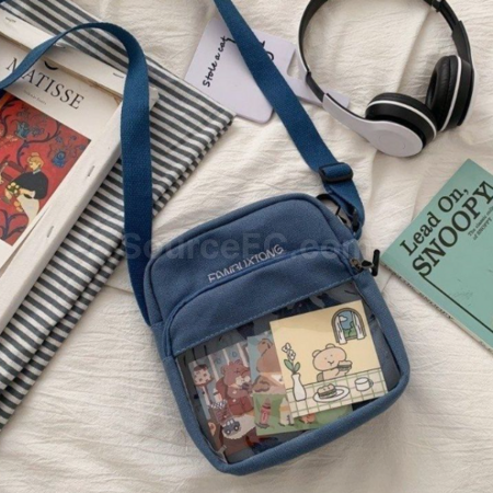 Customization Transparent crossbody badge pain bag storage bag Promotional Products