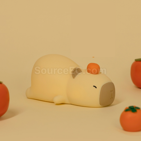 Customization Papa Capybara Patting Night Light Promotional Products