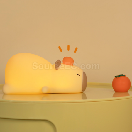 Customization Papa Capybara Patting Night Light Promotional Products