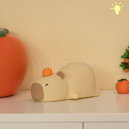 Customization Papa Capybara Patting Night Light Promotional Products