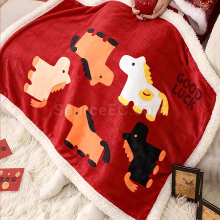 Customization Horse Year Blanket Promotional Products