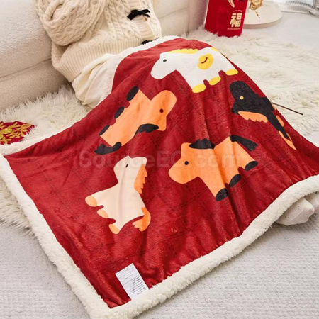 Customization Horse Year Blanket Promotional Products