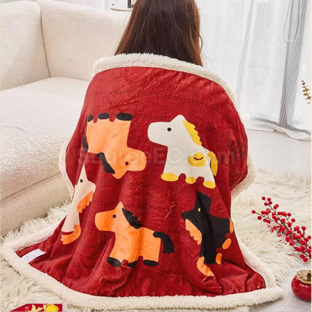 Customization Horse Year Blanket Promotional Products
