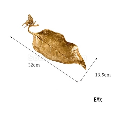 Customization Brass Gold Leaf Ornament Promotional Products