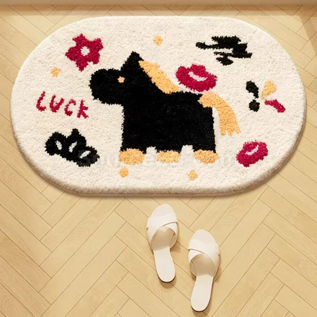 Customization Horse Year Anti Slip Carpet Promotional Products