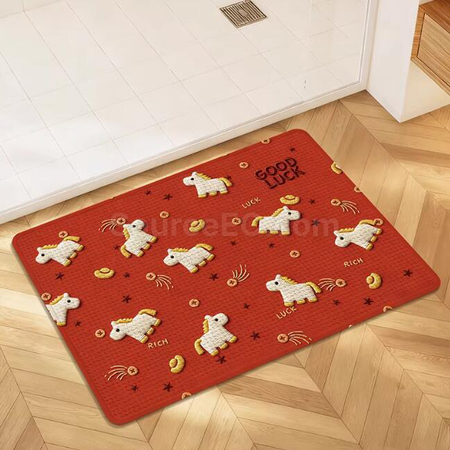 Customization Imitation linen Floor Mat Promotional Products
