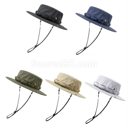 Customization Wide-brim sun protection quick-drying sunshade bucket hat Promotional Products