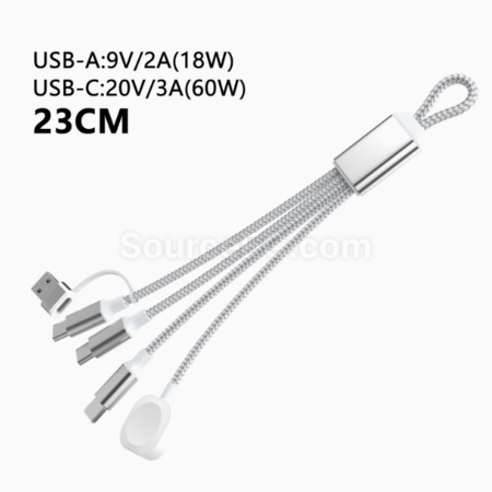 Customization Multi-Functional Keychain Charging Cable Promotional Products