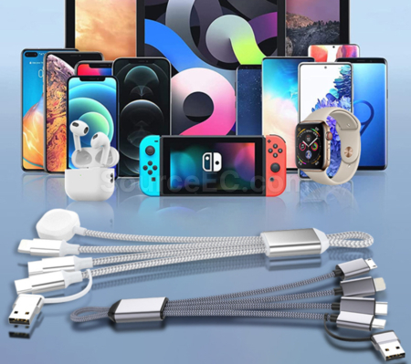 Customization Multi-Functional Keychain Charging Cable Promotional Products