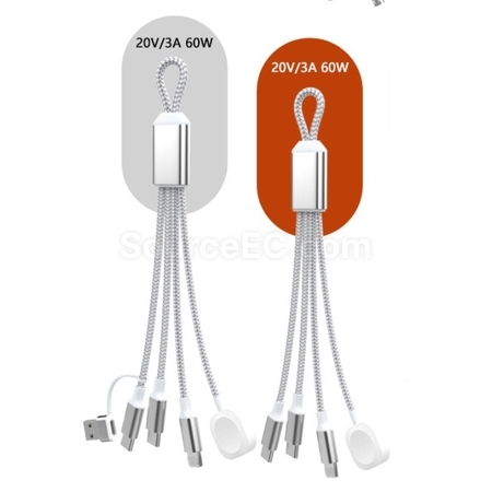 Customization Multi-Functional Keychain Charging Cable Promotional Products