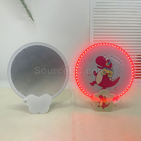 Customization Luminous foldable advertising fan Promotional Products