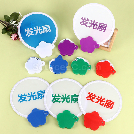 Customization Luminous foldable advertising fan Promotional Products