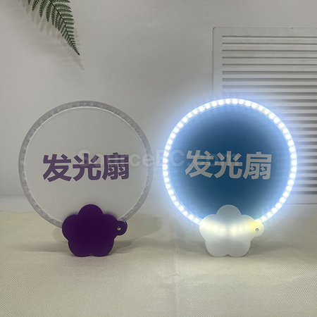 Customization Luminous foldable advertising fan Promotional Products