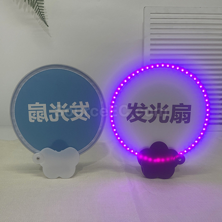Customization Luminous foldable advertising fan Promotional Products