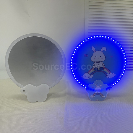 Customization Luminous foldable advertising fan Promotional Products