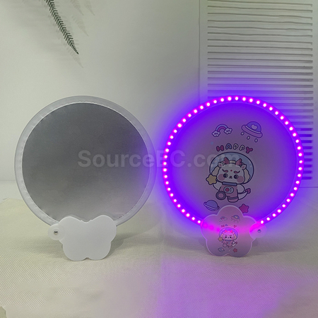 Customization Luminous foldable advertising fan Promotional Products