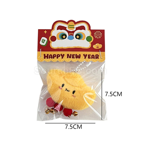 Customization Yuanbao Doll Squeaky Keychain Pendant Promotional Products