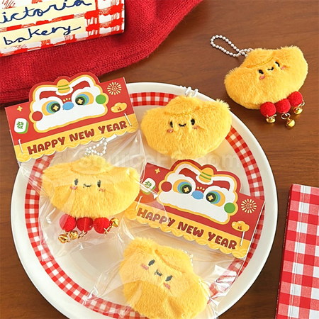Customization Yuanbao Doll Squeaky Keychain Pendant Promotional Products